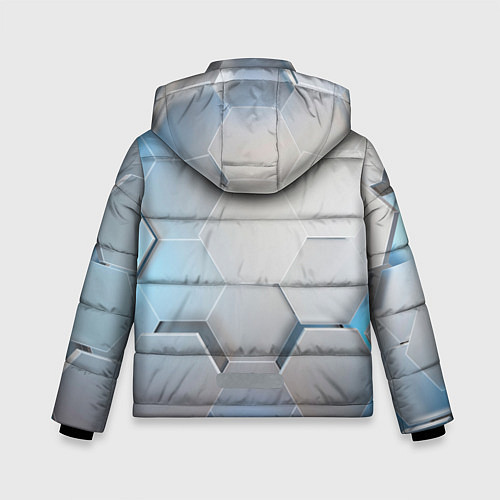 Зимняя куртка для мальчика 3D соты / 3D-Черный – фото 2