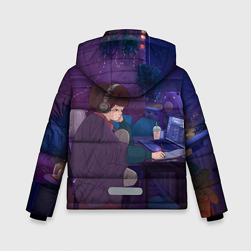Зимняя куртка для мальчика ЛЕТО / 3D-Черный – фото 2