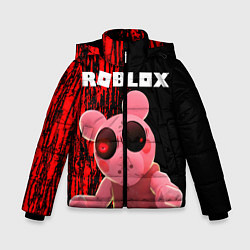 Куртка зимняя для мальчика Roblox Piggy, цвет: 3D-черный