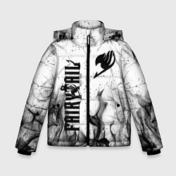 Куртка зимняя для мальчика FAIRY TAIL ХВОСТ ФЕИ, цвет: 3D-черный