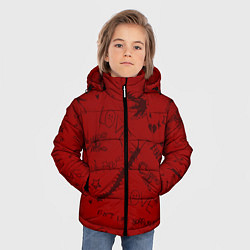 Куртка зимняя для мальчика LIL PEEP ЛИЛ ПИП, цвет: 3D-черный — фото 2