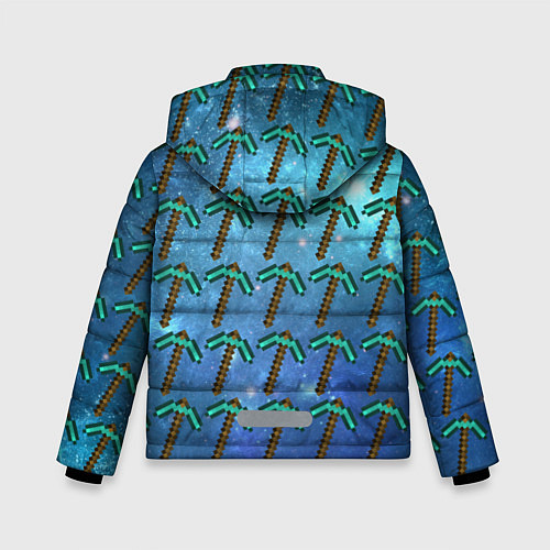 Зимняя куртка для мальчика Майнкрафт Кирка / 3D-Черный – фото 2