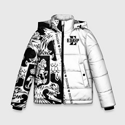 Куртка зимняя для мальчика Егор, цвет: 3D-черный