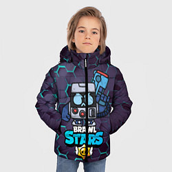 Куртка зимняя для мальчика Virus 8 bit brawl stars 3D, цвет: 3D-черный — фото 2