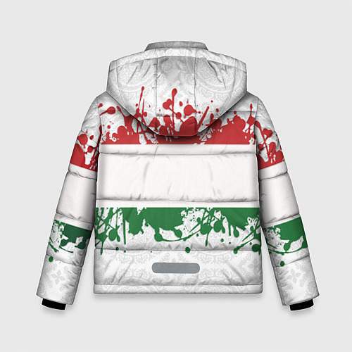 Зимняя куртка для мальчика Таджикистан / 3D-Черный – фото 2