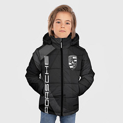 Куртка зимняя для мальчика PORSCHE, цвет: 3D-светло-серый — фото 2