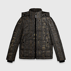 Куртка зимняя для мальчика ASSASSINS CREED:ORIGINS, цвет: 3D-черный