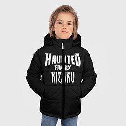 Куртка зимняя для мальчика KIZARU HAUNTED FAMILY, цвет: 3D-черный — фото 2