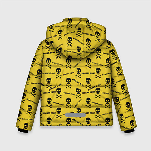 Зимняя куртка для мальчика Опасная Зона / 3D-Черный – фото 2