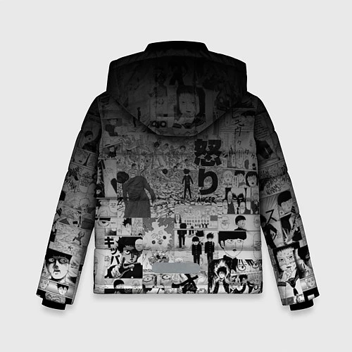 Зимняя куртка для мальчика МОБ ПСИХО 100 / 3D-Черный – фото 2