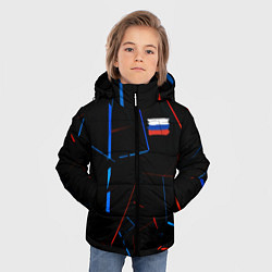 Куртка зимняя для мальчика Россия Russia, цвет: 3D-черный — фото 2