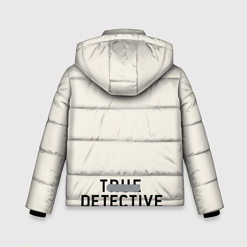 Зимняя куртка для мальчика Настоящий детектив / 3D-Черный – фото 2