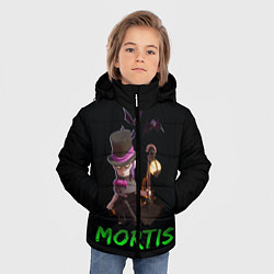 Куртка зимняя для мальчика Мортис Brawl Stars, цвет: 3D-красный — фото 2