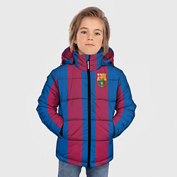 Куртка зимняя для мальчика FC Barcelona 2021, цвет: 3D-светло-серый — фото 2