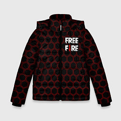Куртка зимняя для мальчика FREE FIRE ФРИ ФАЕР, цвет: 3D-черный