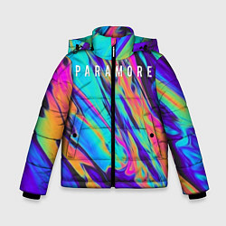 Куртка зимняя для мальчика PARAMORE, цвет: 3D-черный
