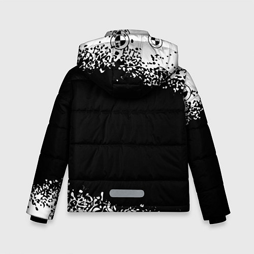 Зимняя куртка для мальчика BMW БМВ / 3D-Черный – фото 2