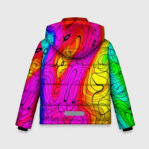 Зимняя куртка для мальчика Fall Guys / 3D-Черный – фото 2