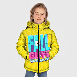 Куртка зимняя для мальчика Fall Guys, цвет: 3D-красный — фото 2