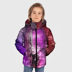 Куртка зимняя для мальчика Шото Тодороки, цвет: 3D-черный — фото 2