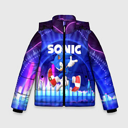 Куртка зимняя для мальчика SONIC СОНИК, цвет: 3D-светло-серый