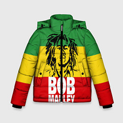 Куртка зимняя для мальчика Bob Marley, цвет: 3D-светло-серый