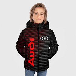 Куртка зимняя для мальчика AUDI АУДИ, цвет: 3D-черный — фото 2