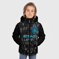 Куртка зимняя для мальчика Manchester City, цвет: 3D-черный — фото 2