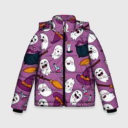 Куртка зимняя для мальчика Halloween 2020, цвет: 3D-черный
