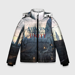 Куртка зимняя для мальчика Assassin’s Creed Unity, цвет: 3D-черный
