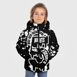 Куртка зимняя для мальчика Five Nights at Freddy, цвет: 3D-светло-серый — фото 2