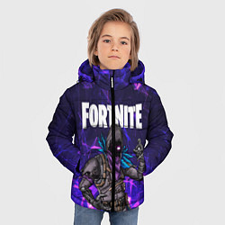 Куртка зимняя для мальчика FORTNITE x RAVEN, цвет: 3D-черный — фото 2