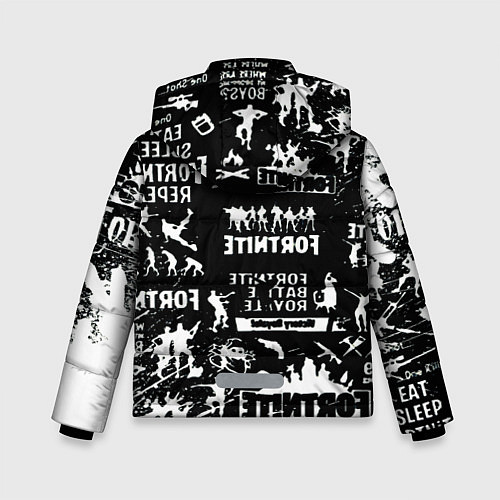 Зимняя куртка для мальчика Fortnite / 3D-Черный – фото 2