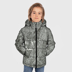 Куртка зимняя для мальчика Grey, цвет: 3D-черный — фото 2