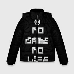 Куртка зимняя для мальчика NO GAME NO LIFE, цвет: 3D-светло-серый