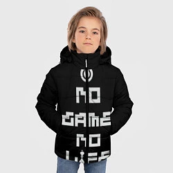 Куртка зимняя для мальчика NO GAME NO LIFE, цвет: 3D-светло-серый — фото 2