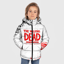 Куртка зимняя для мальчика Ходячие мертвецы, цвет: 3D-красный — фото 2
