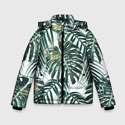 Куртка зимняя для мальчика Тропики, цвет: 3D-светло-серый