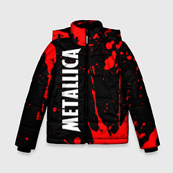 Куртка зимняя для мальчика METALLICA МЕТАЛЛИКА, цвет: 3D-черный