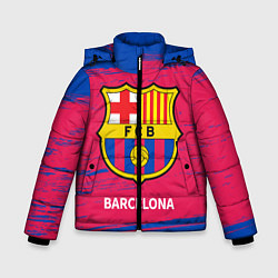 Куртка зимняя для мальчика BARCELONA БАРСЕЛОНА, цвет: 3D-красный