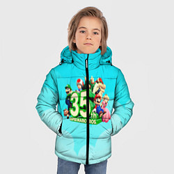 Куртка зимняя для мальчика Mario, цвет: 3D-светло-серый — фото 2