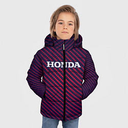 Куртка зимняя для мальчика HONDA ХОНДА, цвет: 3D-черный — фото 2