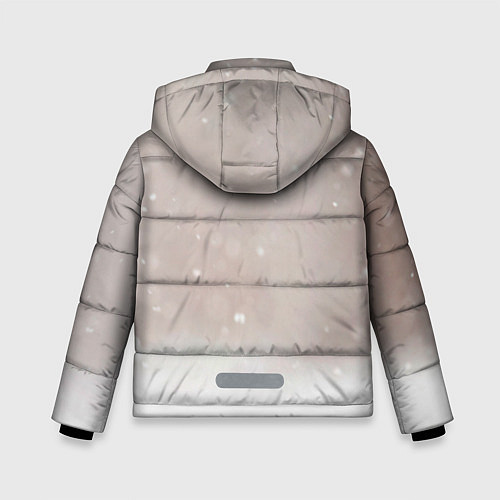 Зимняя куртка для мальчика Лиса и снег / 3D-Черный – фото 2