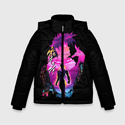 Куртка зимняя для мальчика JoJo’s Bizarre Adventure, цвет: 3D-черный