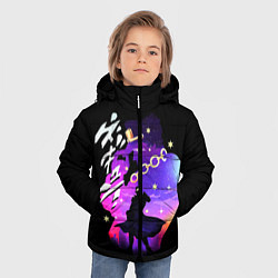 Куртка зимняя для мальчика JoJo’s Bizarre Adventure, цвет: 3D-светло-серый — фото 2