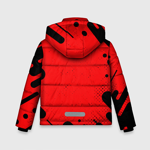 Зимняя куртка для мальчика AC MILAN МИЛАН / 3D-Черный – фото 2