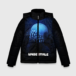 Куртка зимняя для мальчика UNDERTALE, цвет: 3D-черный