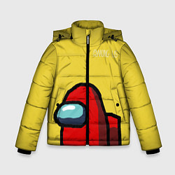 Куртка зимняя для мальчика Among Us classic, цвет: 3D-черный