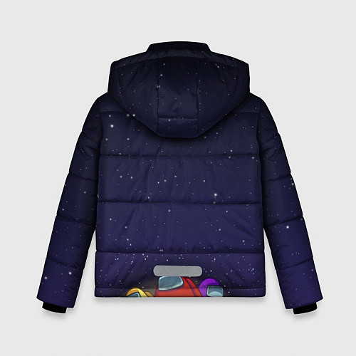 Зимняя куртка для мальчика Among Us team / 3D-Черный – фото 2