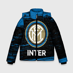 Куртка зимняя для мальчика INTER Интер, цвет: 3D-черный